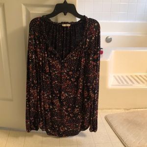 Fat Face floral print top